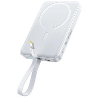 Портативное ЗУ Power Bank Baseus EnerFill FM11 30W с Беспроводное зарядное устройство with cable 10000mAh (E00289) - Moon White