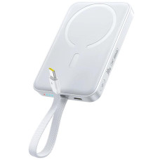 Портативний ЗП Power Bank Baseus EnerFill FM11 30W з БЗП with cable 10000mAh (E00289) - Moon White