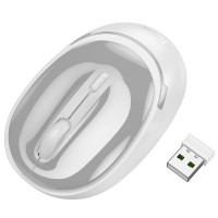 Миша бездротова Hoco GM34 Nuevo Bluetooth + 2.4G - Gray white