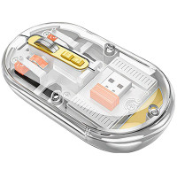 Мышь беспроводная Hoco GM35 General Bluetooth + 2.4G - Space Gray