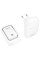 Дверний дзвінок Hoco HI26 EcoBell self-powered wireless doorbell - White - фото