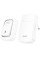 Дверний дзвінок Hoco HI26 EcoBell self-powered wireless doorbell - White - фото