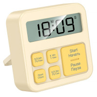 Электронный таймер + часы Hoco HX43 Electronic - Yellow
