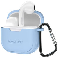 Беспроводные TWS наушники Borofone BW29 Case - Azure Blue