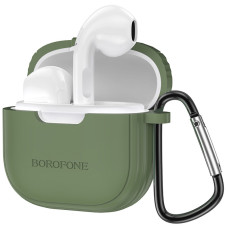 Бездротові TWS навушники Borofone BW29 Case - Forest Green