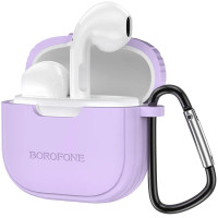 Беспроводные TWS наушники Borofone BW29 Case - Taro Purple