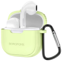 Беспроводные TWS наушники Borofone BW29 Case - Lemon Green