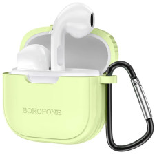 Бездротові TWS навушники Borofone BW29 Case - Lemon Green