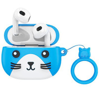 Беспроводные TWS наушники Hoco EW46 Cat Face Case - Dodge Cat