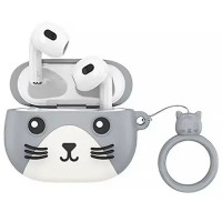 Беспроводные TWS наушники Hoco EW46 Cat Face Case - Mysterious Cat