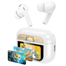 Бездротові TWS навушники Hoco EW88 Rampino with Touch Screen ANC - White
