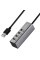Перехідник HUB Hoco HB1 USB to USB 2.0 (4 port) (1m) - Сірий - фото