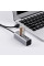 Перехідник HUB Hoco HB1 USB to USB 2.0 (4 port) (1m) - Сірий - фото