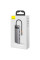 Перехідник HUB Baseus Metal Gleam Series 4-in-1 4xUSB3.0 (WKWG070013) - Gray - фото