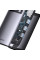Перехідник HUB Baseus Metal Gleam Series 6-in-1 Multifunctional Type-C (WKWG080013) - Gray - фото