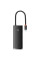 Перехідник HUB Baseus Lite Series 6in1 (Type-C to HDMI + 2xUSB 3.0 + PD+SD/TF) (WKQX05) - Black - фото