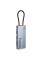 Перехідник HUB Hoco HB52 Wow 8in1 (Type-C to HDTV+RJ45+SD/TF+PD+Type-C3.0+2xUSB3.0) - Deep space gray - фото