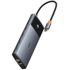 Перехідник HUB Baseus Metal Gleam Series II OS 10in1 (B00061800123-00) - Cosmic Black