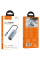 Перехідник HUB Hoco HB1C 4in1 (Type-C to 4xUSB 3.0) (0.2m) - Metal gray - фото