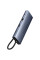 Перехідник HUB Baseus UltraJoy 10-Port (Type-C to HDMI+VGA+USB3.0*3+PD+RJ45+SD/TF3+3.5mm) (80C8) - Slate Grey - фото