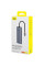 Перехідник HUB Baseus UltraJoy 10-Port (Type-C to HDMI+VGA+USB3.0*3+PD+RJ45+SD/TF3+3.5mm) (80C8) - Slate Grey - фото