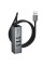 Переходник HUB Hoco HB1D USB to USB2.0*3+RJ45 - Metal gray - фото