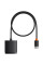 Перехідник HUB Baseus AirJoy Series 2in1 HDMI to HDMI/HDMI (B01331105) - Cluster Black - фото