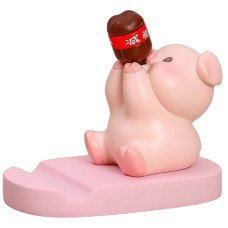 Підставка для телефону Funny Animals - Piggy with bottle