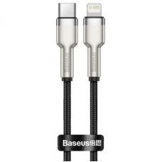 Дата кабель Baseus Cafule Metal Type-C to Lightning PD20W (1m) (CATLJK-A) - Чорний
