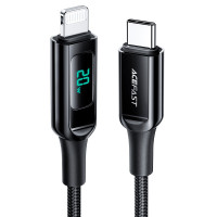 Дата кабель Acefast C6-01 Type-C to Lightning 30W (1.2m) - Black