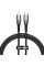 Дата кабель Baseus Glimmer Series Fast Charging Data Cable Type-C to Lightning 20W 1m (CADH000001) - Black - фото
