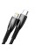 Дата кабель Baseus Glimmer Series Fast Charging Data Cable Type-C to Lightning 20W 1m (CADH000001) - Black - фото