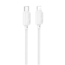 Дата кабель Hoco X113 Beneficio Type-C to Lightning (1m) - White