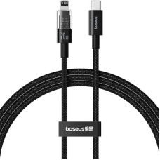 Дата кабель Baseus Gem Fast Charging Type-C to Lightning 20W (2m) (P10373001211-01) - Cluster Black