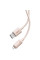 Дата кабель Baseus Habitat Series Fast Charging Type-C to Lightning 20W (2m) (P10360201) - Wheat Pink - фото