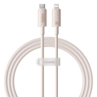 Дата кабель Baseus Habitat Series Fast Charging Type-C to Lightning 20W (2m) (P10360201) - Wheat Pink