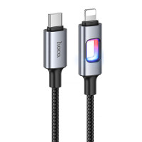 Дата кабель Hoco U144 New Type-C to Lightning 27W (1.2m) - Black