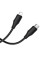 Дата кабель Hoco X124 Bien silicone Type-C to Lightning 27W (1m) - Black - фото