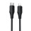 Дата кабель Hoco X124 Bien silicone Type-C to Lightning 27W (1m) - Black