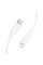 Дата кабель Hoco X124 Bien silicone Type-C to Lightning 27W (1m) - White - фото
