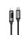 Дата кабель Hoco U148 Lord with display Type-C to Lightning 27W (1.2m) - Black - фото