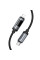 Дата кабель Hoco U148 Lord with display Type-C to Lightning 27W (1.2m) - Black - фото