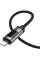 Дата кабель Hoco U148 Lord with display Type-C to Lightning 27W (1.2m) - Black - фото