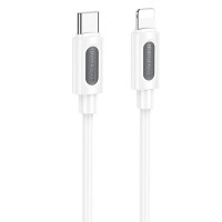 Дата кабель Borofone BX114 Structure Type-C to Lightning 27W (1m) - White