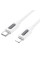 Дата кабель Borofone BX114 Structure Type-C to Lightning 27W (1m) - White - фото