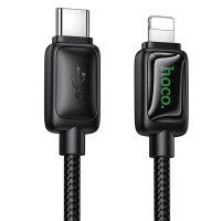 Дата кабель Hoco U146 Mundo Type-C to Lightning 30W (1.2m) - Black