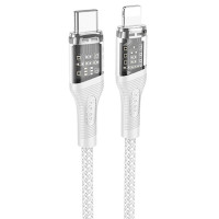 Дата кабель Hoco U111 Discovery Edition Type-C to Lightning 27W (1.2m) - Grey
