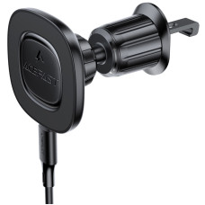 Автотримач з БЗП Acefast D46 QI2 Magnetic Charging 15W (air outlet) - Black