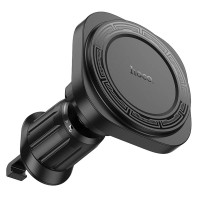 Автотримач Hoco H28 Rainbow ring magnetic (air outlet) - Black