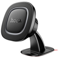 Автотримач Hoco H73 Crown magnetic (center console) - Black / Metal gray